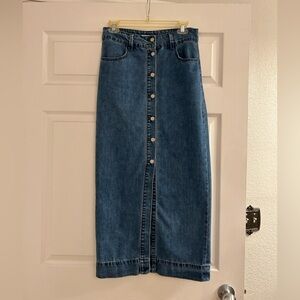 Glamorous Blue Denim Skirt